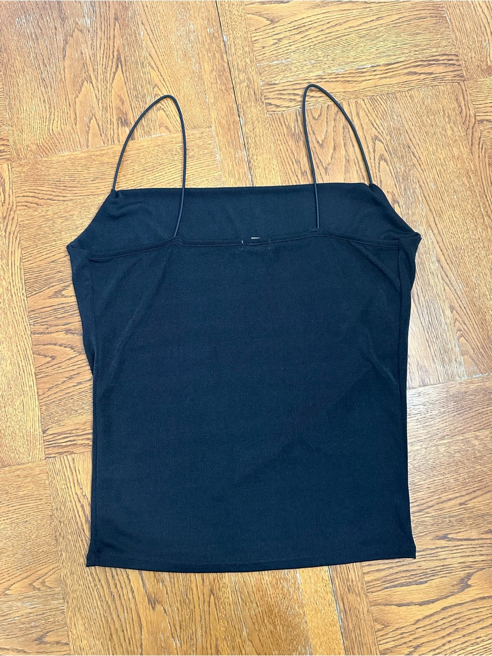 Black Womens Cowl Neck Camisole Tank Top Size Small NWOT - Picture 2 of 6